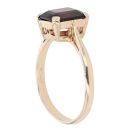 9ct Yellow Gold Garnet Single Stone Ring