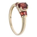 9ct Yellow Gold Garnet Dress Ring