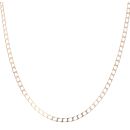 9ct Yellow Gold Square Curb Chain 20"