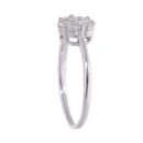 9ct White Gold 0.70ct Diamond Cluster Ring