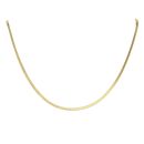 Silver Gold Plated Herringbone Chain 20"