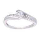 9ct White Gold 0.25ct Diamond Solitaire Ring