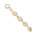 9ct Yellow Gold Fancy Bracelet 7"