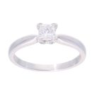 18ct White Gold 0.50ct Diamond Solitaire Ring