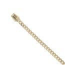 14ct Yellow Gold Monaco Classic Flex Lock Curb Bracelet 7.5"
