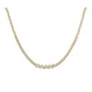 14ct Yellow Gold 1.85ct Diamond Chain 16"