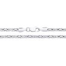 Sterling Silver Solid 2.5mm Byzantine Chain