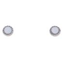 925 Sterling Silver Mother of Pearl Stud Earrings