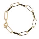 14ct Yellow And White Gold Fancy Bracelet 7.5"