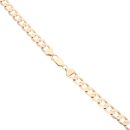 9ct Yellow Gold Curb Chain 20"