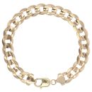 9ct Yellow Gold Curb Bracelet 8"