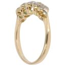 14ct Yellow Gold 0.40ct Brilliant Cut Diamond Five Stone Ring