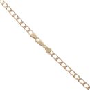 9ct Yellow Gold Square Curb Chain 18"