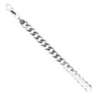 Silver Curb Bracelet 8.5" by Icesia