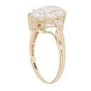 14ct Yellow Gold Cubic Zirconia Stone Set Ring