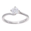 18ct White Gold 0.50ct Diamond Solitaire Ring
