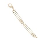 9ct Yellow Gold Rennie Mac Bracelet 6.5"