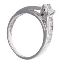 9ct White Gold 1.00ct Princess Cut Diamond Solitaire Ring
