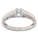 18ct White Gold 0.25ct Brilliant Cut Diamond Solitaire Ring