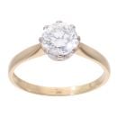 18ct Yellow Gold 1.30ct Diamond Solitaire Ring