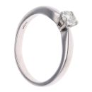 9ct White Gold 0.33ct Brilliant Cut Diamond Solitaire Ring