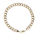 9ct Yellow Gold Curb Bracelet 8.5"