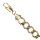 9ct Yellow Gold Curb Bracelet 9"