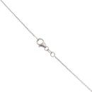 18ct White Gold 0.45ct Pear Cut Diamond Pendant And Chain 16"