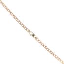 9ct Yellow Gold T-Bar Curb Chain 20"