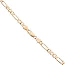 9ct Yellow Gold Figaro Chain 20"