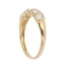 18ct Yellow Gold Cubic Zirconia Five Stone Ring