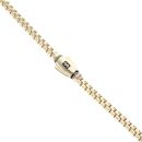 14ct Yellow Gold Monaco Cube Plain Lock Chain 24"