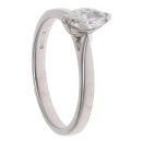 18ct White Gold 0.35ct Brilliant Cut Diamond Solitaire Ring