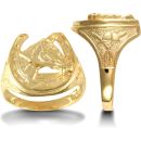 9ct Yellow Gold Horse Shoe Ring