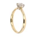 18ct Yellow Gold 0.57ct Brilliant Cut Diamond Solitaire Ring
