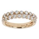 9ct Yellow Gold 1.01ct Diamond Eternity Ring by Anya Belle