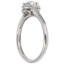 9ct White Gold 0.33ct Brilliant Cut Diamond Cluster Ring