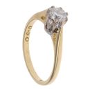 18ct Yellow Gold 0.50ct Brilliant Cut Diamond Solitaire Ring