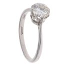 18ct White Gold 1.10ct Brilliant Cut Diamond Solitaire Ring