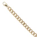 9ct Yellow Gold Curb Bracelet 8.5"