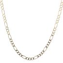 9ct Yellow Gold Figaro Chain 18"