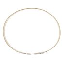 18ct Yellow White and Rose Gold Cubic Zirconia Torque Bangle