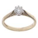 9ct Yellow Gold 0.33ct Brilliant Cut Diamond Solitaire Ring
