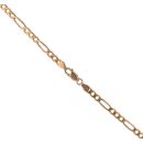9ct Yellow Gold Figaro Chain 18"