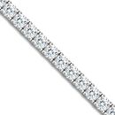 18ct White Gold 4.00ct Diamond Tennis Bracelet