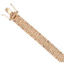 9ct Yellow Gold Watch Strap Style Bracelet 6"