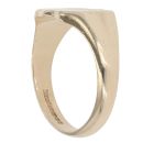 9ct Yellow Gold Patterned Shield Signet Ring