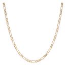9ct Yellow Gold Figaro Chain 28"