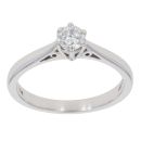 Platinum 0.35ct Diamond Solitaire Ring