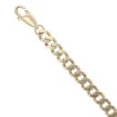 9ct Yellow Gold Curb Bracelet 8"